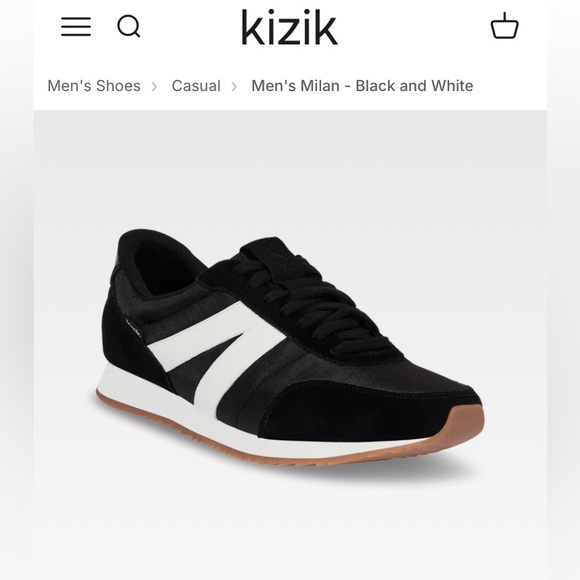 Kizik Shoes - KIZIK NWOT MILAN HANDS FREE SLIP ON SNEAKERS ADAPTIVE BLACK SZ M 8 W 9.5 EU 41